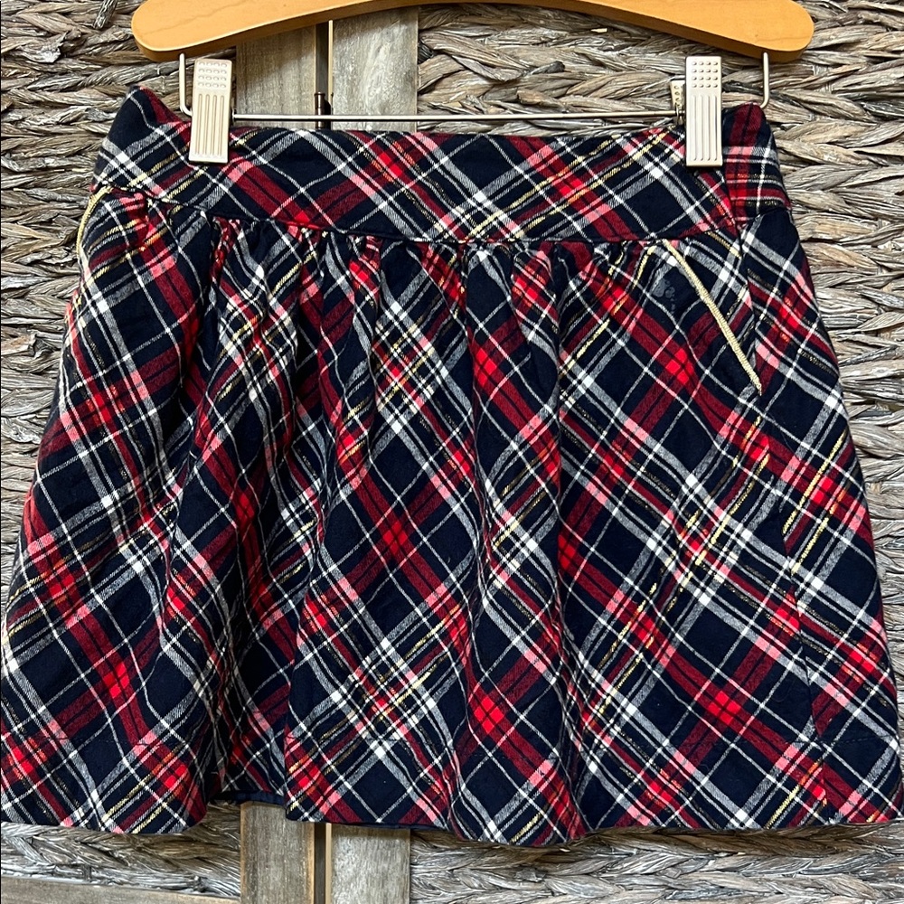 Girls Mini Skirt - Red, Black, and White - Gymboree size 8